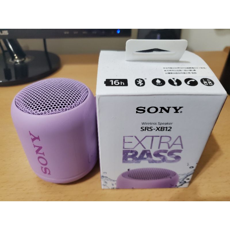 sony srs-xb12 藍芽喇叭 可攜帶喇叭 輕巧喇叭（近全新）