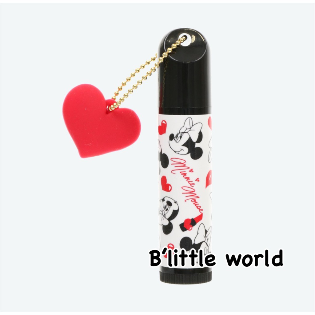 *B Little World*[現貨]東京迪士尼園區限定商品/米妮紅茶口味護唇膏/東京連線