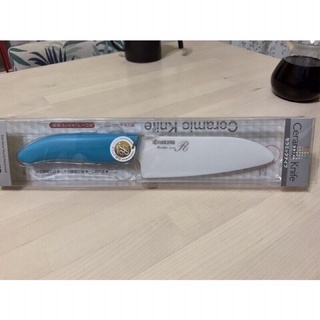(🧨大特價🧨快搶！🧨)全刀日本製 現貨 KYOCERA 孔雀藍 14 京瓷 抗菌陶瓷刀 14cm 料理刀