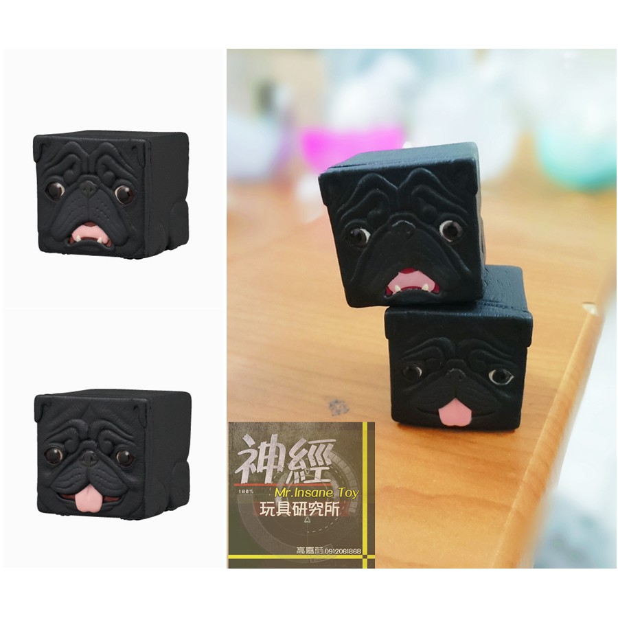 神經玩具 現貨kitan 奇譚俱樂部扭蛋四角巴哥犬2種轉蛋狗動物 蝦皮購物
