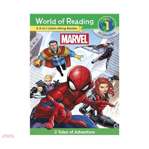 World of Reading: Marvel Level 3合1故事集(附CD)