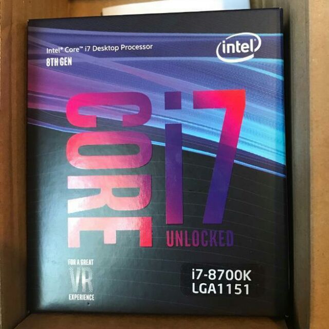 Intel I7-8700K 全新 代理商公司貨