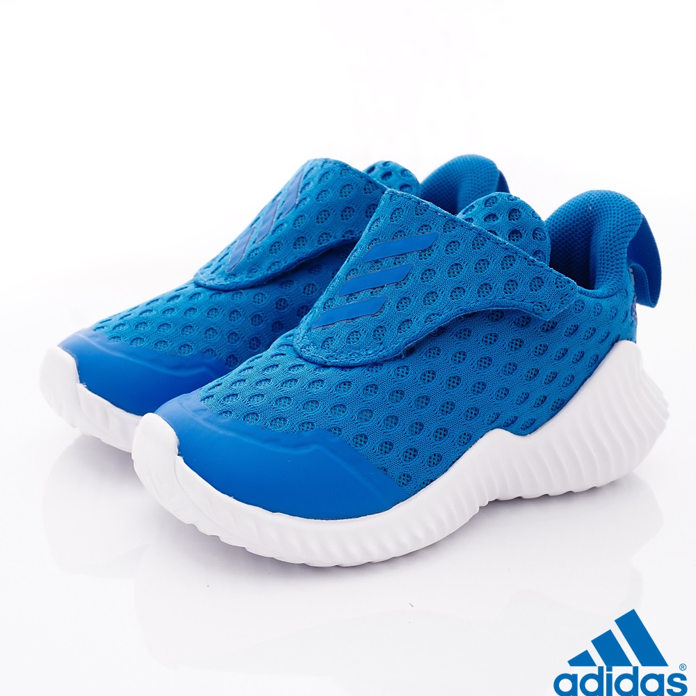 adidas><愛迪達襪套式魔鬼氈運動童鞋96885/藍(寶寶段)13.5cm(零碼)