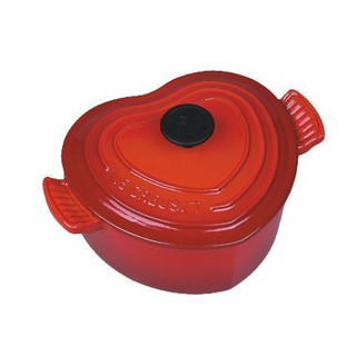 法國 LE CREUSET LC愛心鍋 鑄鐵鍋 琺瑯鑄鐵鍋 櫻桃紅