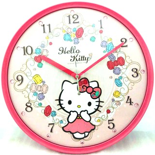 Hello Kitty 寶石甜心掃秒掛鐘