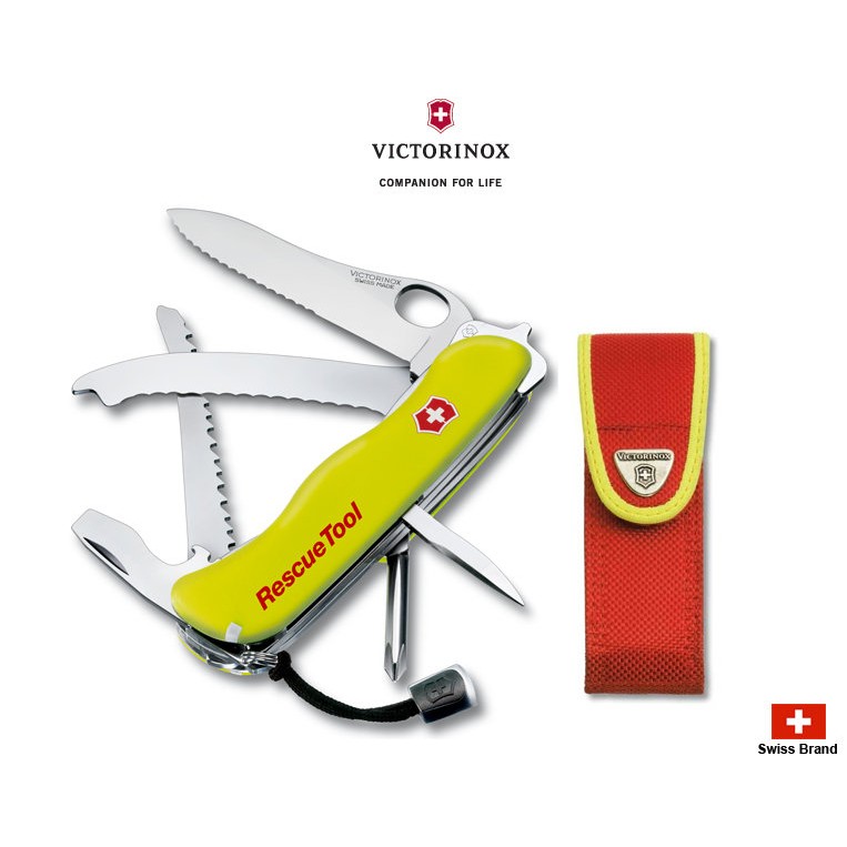 Victorinox瑞士維氏111mm救難家Rescue Tool(附專屬原廠刀套),15用瑞士刀0.8623.MWN