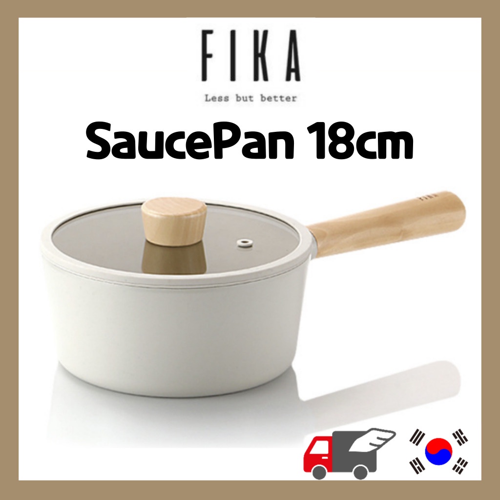 [Fox_Shop] NEOFLAM FIKA SaucePan 18cm with Glass Lid