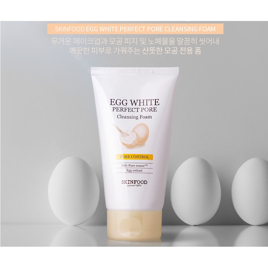 Doota.S SKINFOOD egg white  pore cleansing foam 水波蛋零毛孔洗面乳