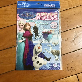 迪士尼 冰雪奇緣 阿卡將 磁鐵書 磁性貼紙書 日本原裝正品