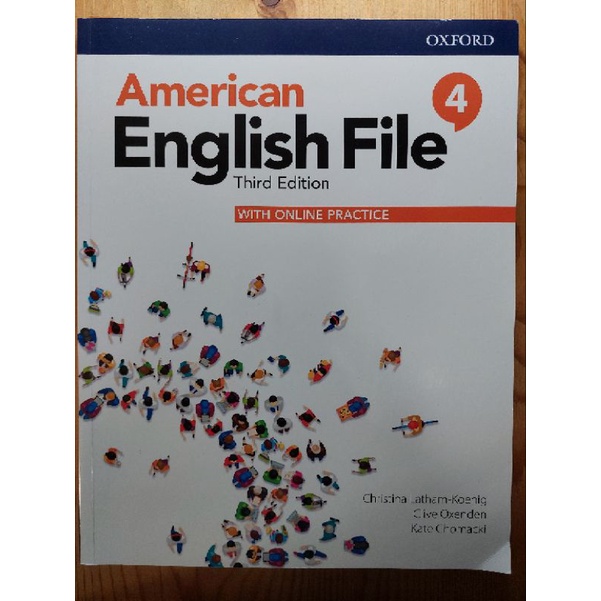 American English File(第三版)Level4 Oxford University 二手 大學用書