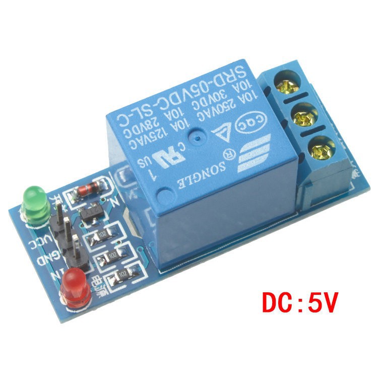 【AI電子】*(17-18)Arduino 1路繼電器模組 5V 高電平觸發 低電平觸發 都有 繼電器擴展板