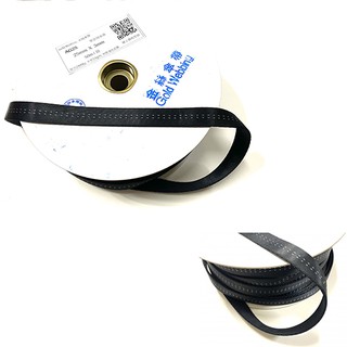 台灣BR 金絲傘帶 AG25 (台灣製造) 全黑(50米) 25mm