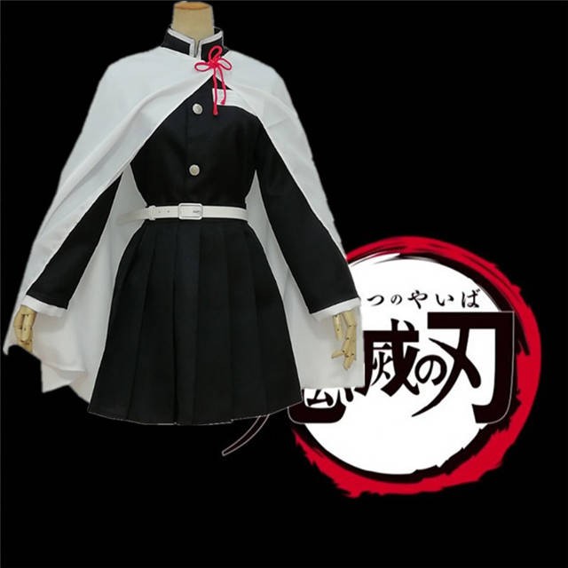 鬼滅之刃栗花落香奈乎cos鬼殺隊隊服制服cosplay服裝女 蝦皮購物