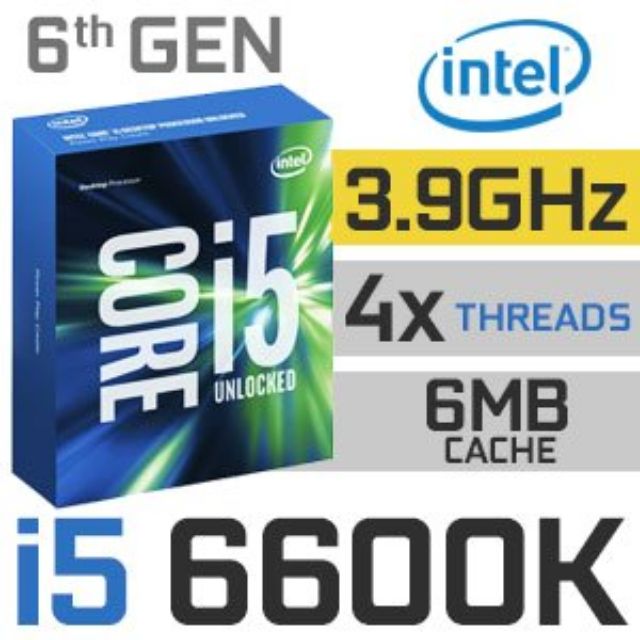 Intel i5 6600K 3.9GHZ（i3 8350k i5 8400