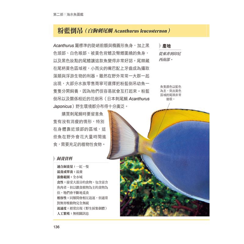 海水缸魚類圖鑑 海水缸設置新手入門指南 玩家參考寶典 一本搞定 79折 蝦皮購物