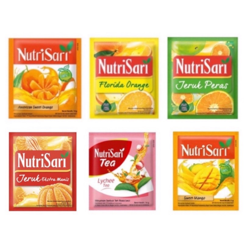 NutriSari  果汁粉10入 有6種口味！