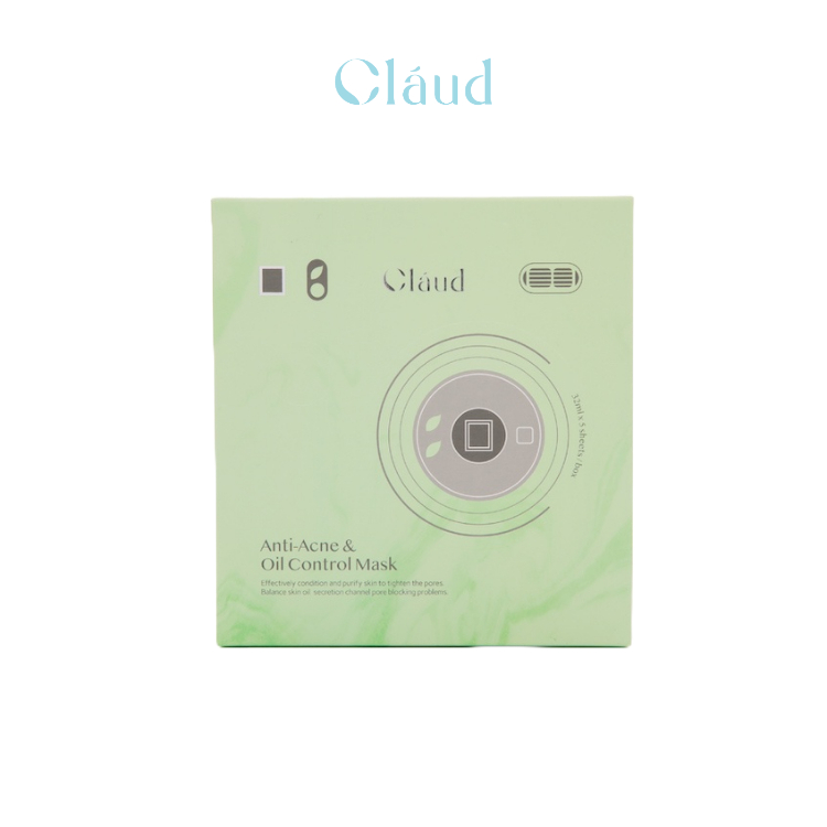 【CLAUD 可洛迪】淨荳無痕 雲朵美肌面膜 -5片 / 盒｜品牌旗艦｜