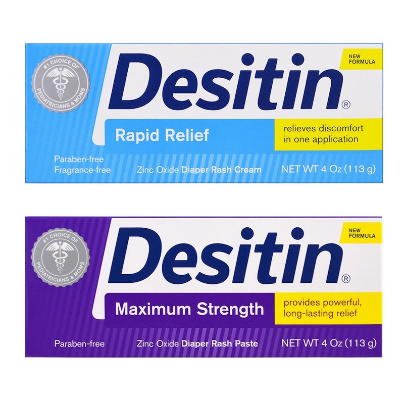 現貨！Desitin 尿布舒緩乳霜、屁屁膏 藍色/紫色 113g