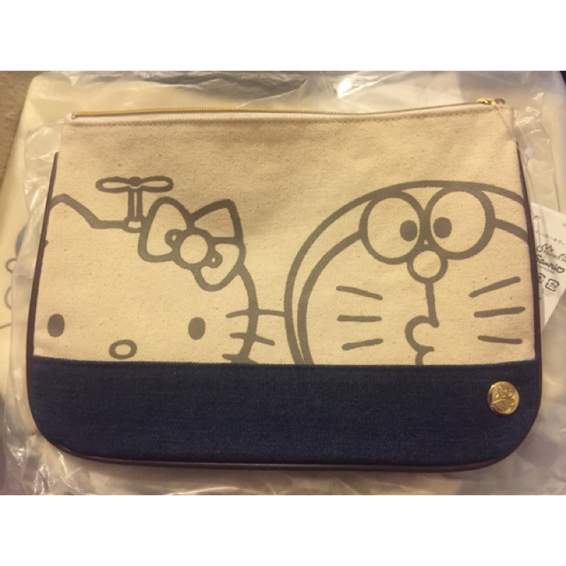 Hello Kitty x Doraemon 限量托特包 手拿包