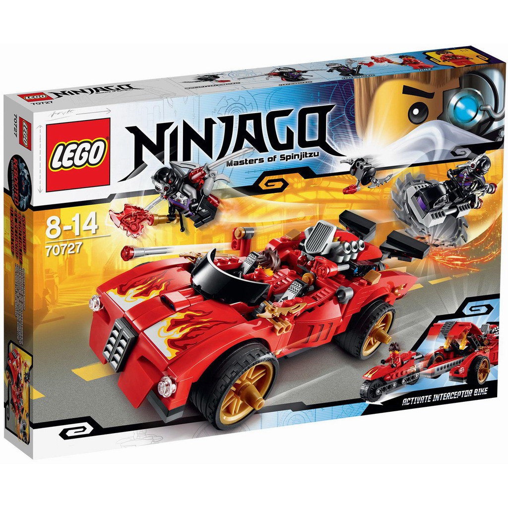 [全新盒裝未拆-天天出貨] Lego 70727 樂高 Ninjago 忍者系列 X-1忍者電極跑車