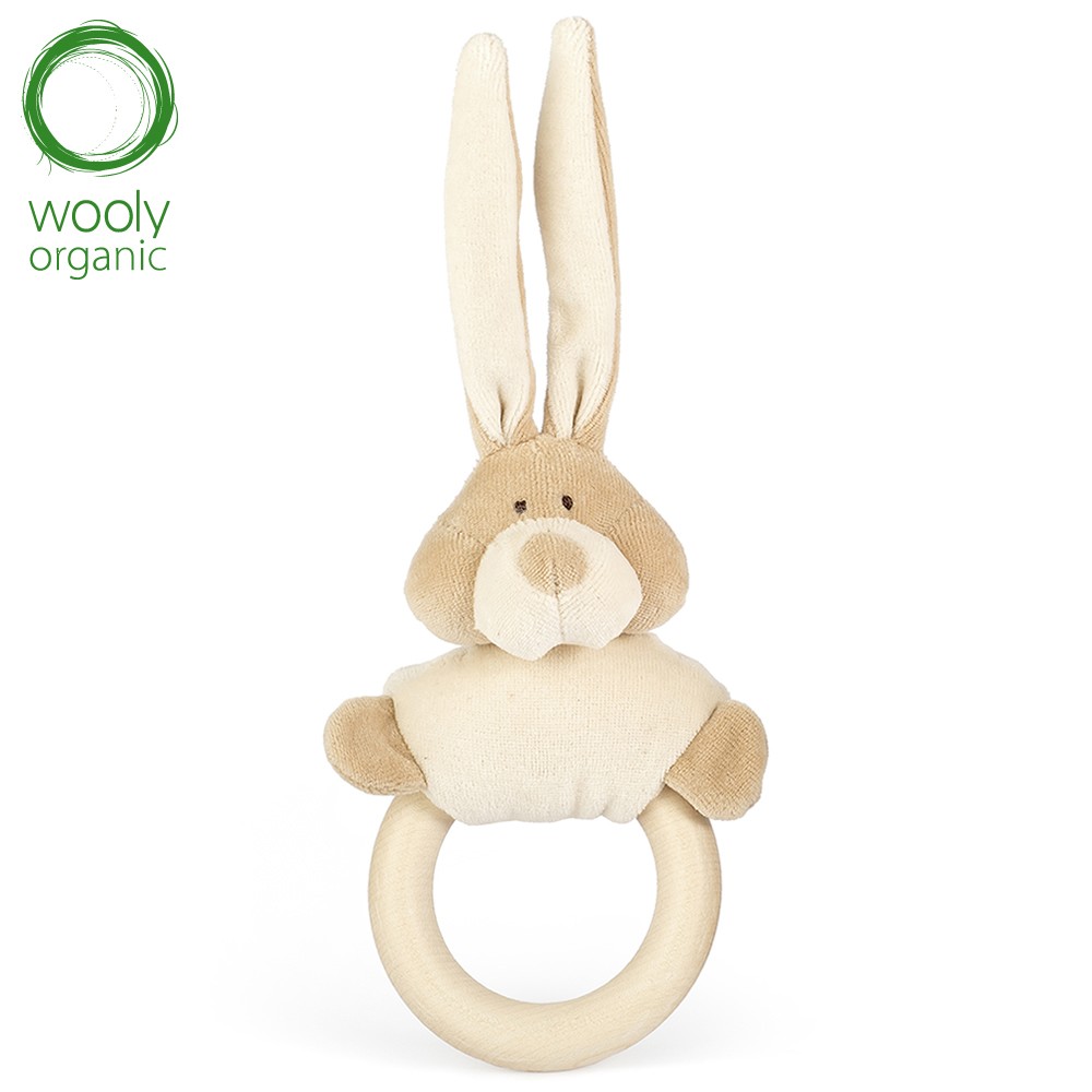 Wooly Organic有機棉絨-咬咬木質固齒環