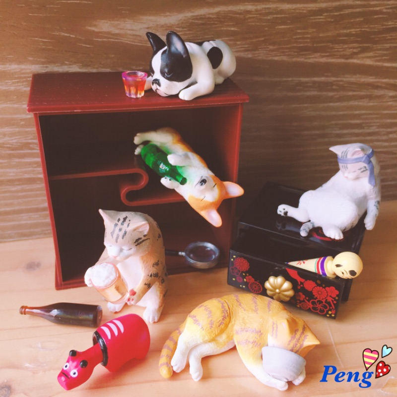 酒醉動物1 下班動物1 蝦皮購物