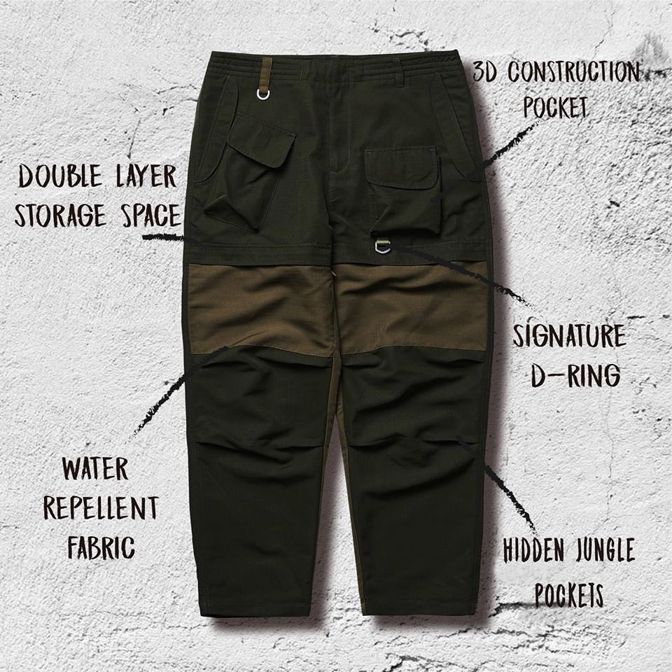 GOOPiMADE A/W 18 - EX-T.4L MILITARY Pants  Size2號 軍綠