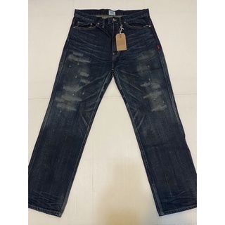 全新正品 WTAPS 13 BLUES TRASH 水洗 加工 破壞牛王 M
