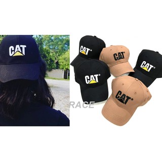 【RACE】CATERPILLAR TRADEMARK CAP CAT 老帽 鴨舌帽 工裝 LOGO 黑 咖啡棕