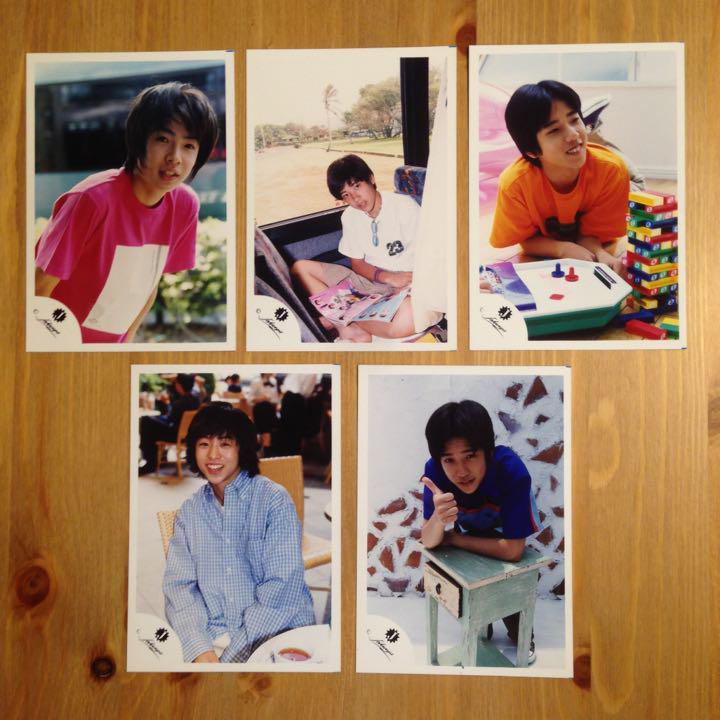 嵐jr 時代公式生写真5枚セット 蝦皮購物