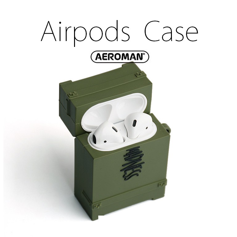 airpods pro 保護套 軍事箱 軍火箱 彈藥箱 嘻哈 潮流  科基  柯基 狗 法鬥 鬥牛犬 柴犬 貓