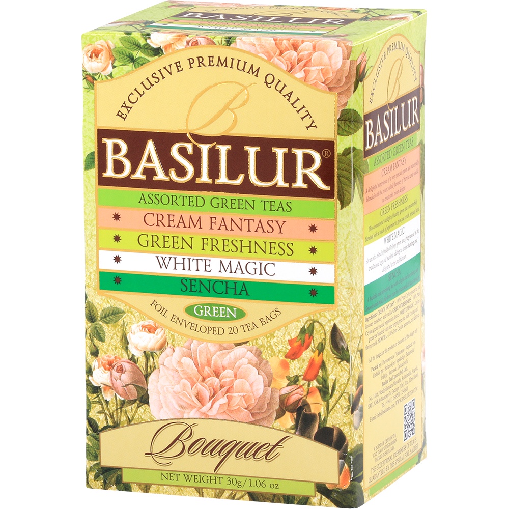 BASILUR花系列錫蘭茶包/ 5種口味　eslite誠品