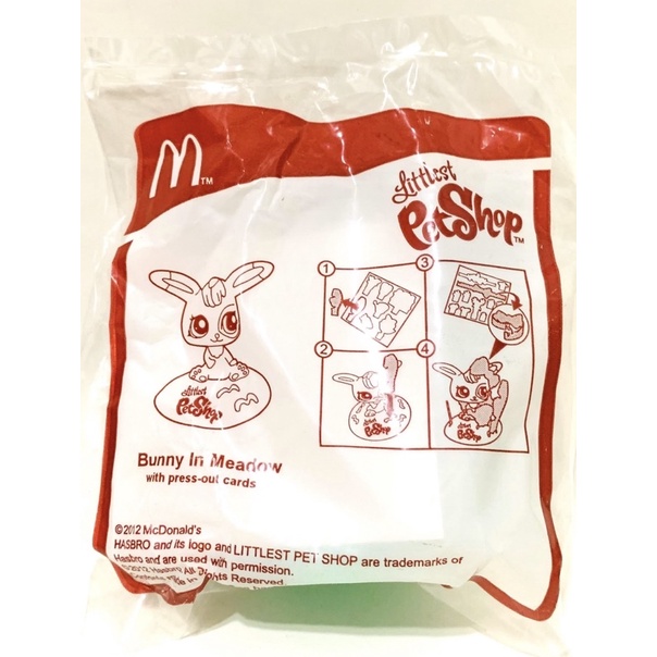 麥當勞早期玩具系列：PET SHOP邦尼兔的牧場