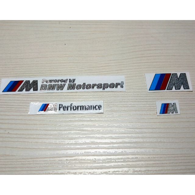 [昇和五金]台灣現貨 BMW 寶馬 M標 Motorsport Performance 鋁合金 裝飾貼 F10 G30