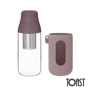 TOAST SCENE 隨身玻璃濾茶瓶 500ml(附隔熱套) 共兩色《WUZ屋子-臺北》TOAST 玻璃 濾茶器 茶器