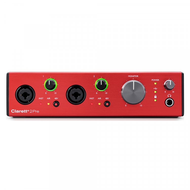 Focusrite Clarett+ 2Pre 錄音介面