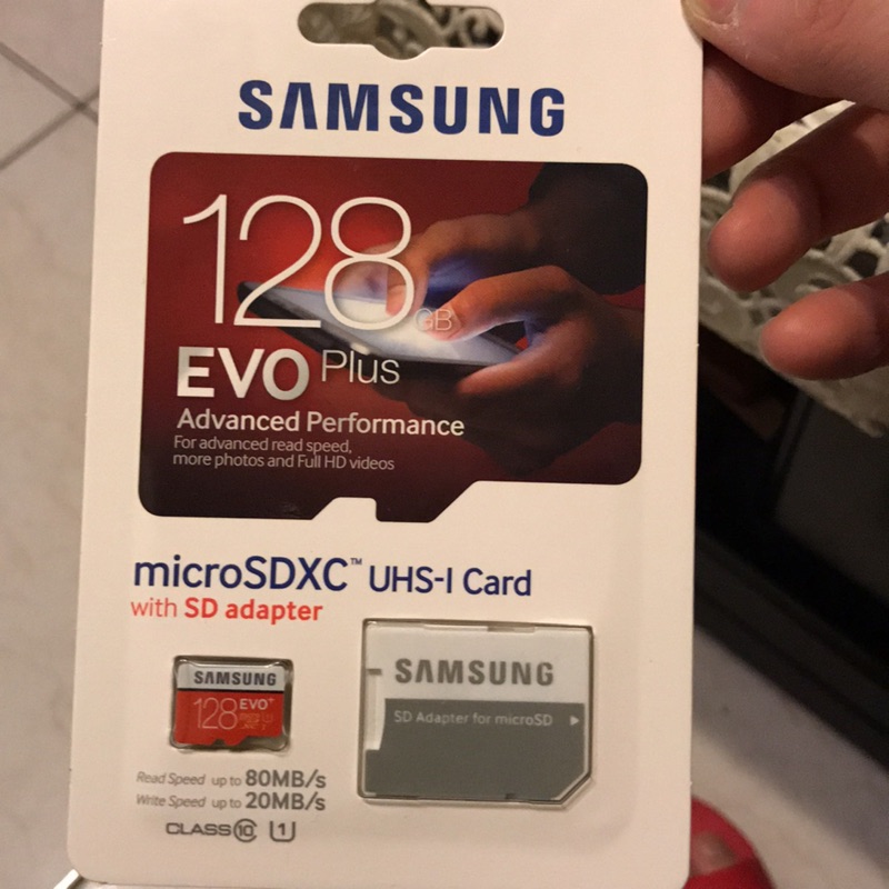 SAMSUNG EVO+ 記憶卡 128G