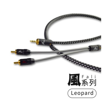 【 MPS Leopard Fali(風) 3.5mm 】3.5mm轉RCA Hi-Fi音響線