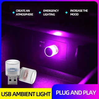 汽車迷你 USB Led 氛圍燈裝飾燈,用於派對環境造型汽車便攜式即插即用汽車內飾 Led