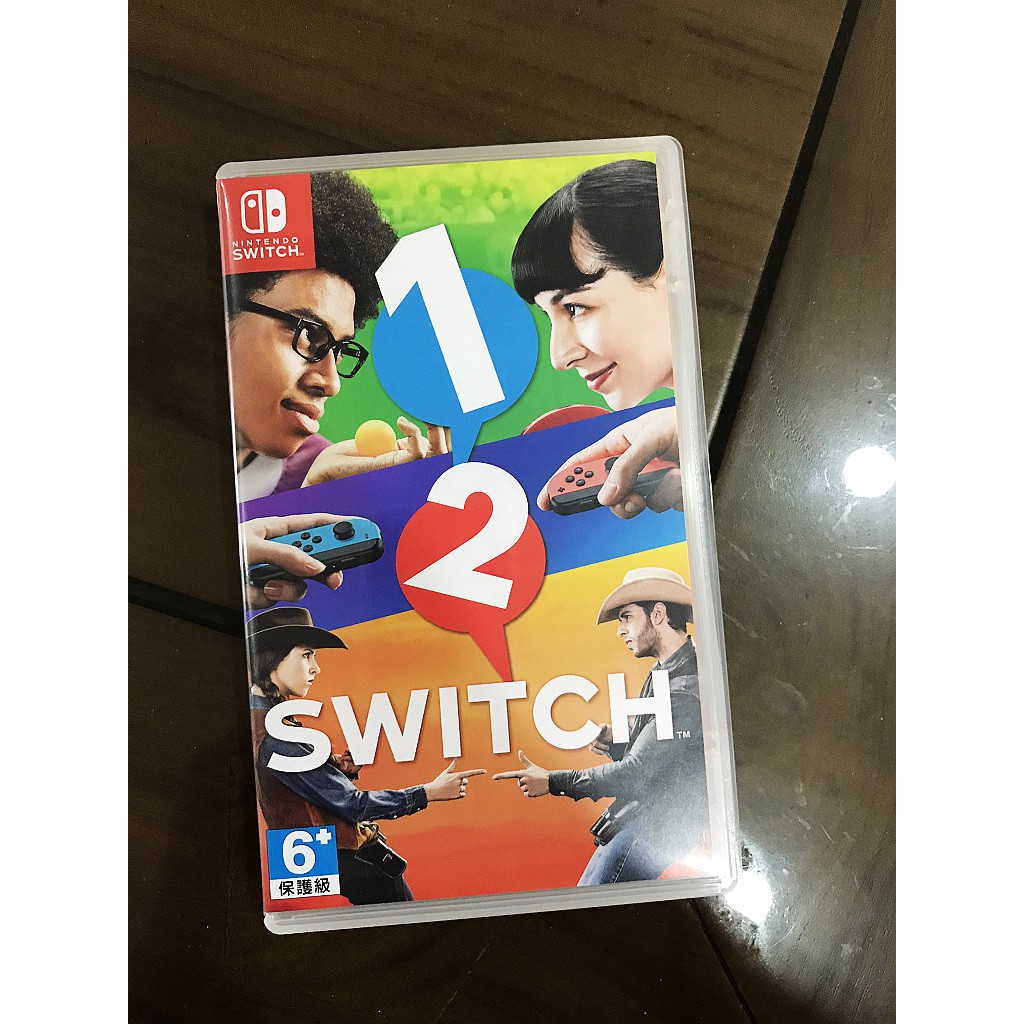福利品-台灣公司貨-Nintendo Switch 1-2-Switch 日版日文 NS one two