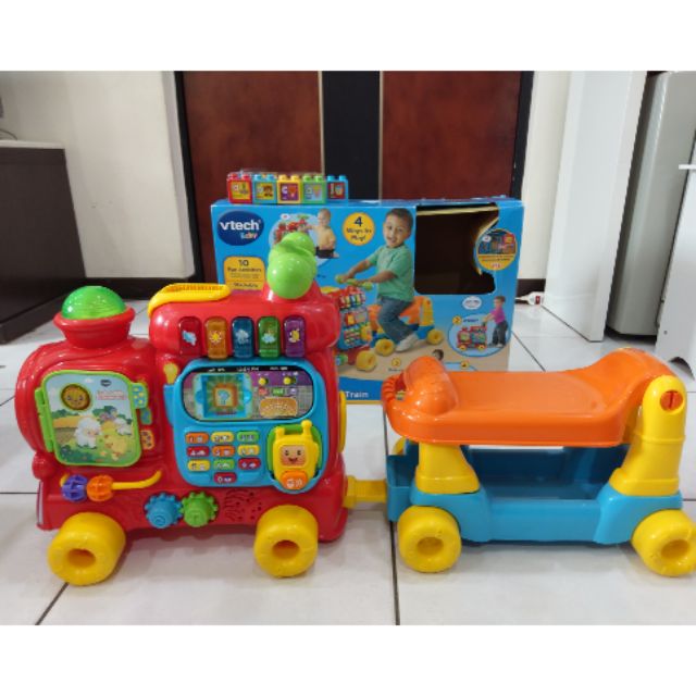 Vtech 4合1歡樂積木學習車  Vtech積木車