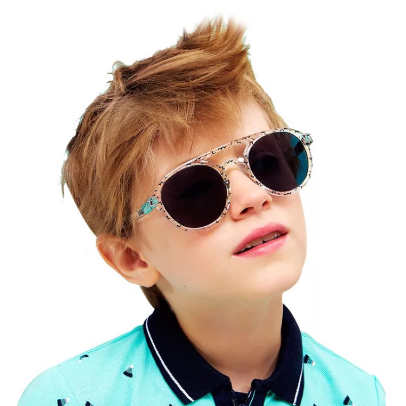 法國 Ki ET LA 兒童太陽眼鏡 墨鏡 斑馬色飛行員款 kietla