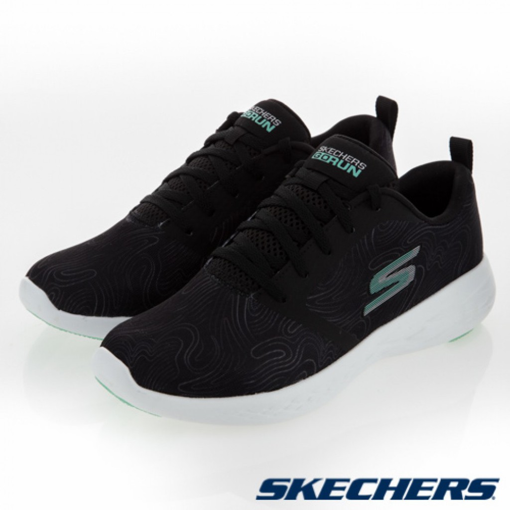 SKECHERS GORUN 600 黑色慢跑女鞋（15095BKAQ）