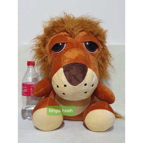 獅子 Q版獅子 可愛獅子 睡眼惺忪獅子 愛睏獅子 娃娃 絨毛娃娃 玩偶