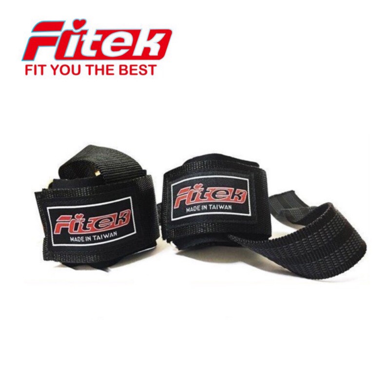 Fitek 護腕型助力帶／舉重拉力帶／二合一助握帶／倍力帶 HD02E 健身房規格 長44.5公分