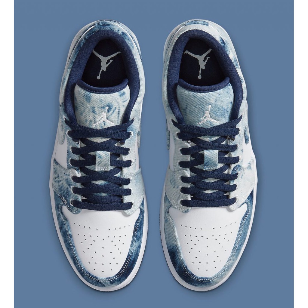 阿飛air Jordan 1 Low Washed Denim Cz8455 100 水洗丹寧喬丹一代球鞋男鞋 蝦皮購物