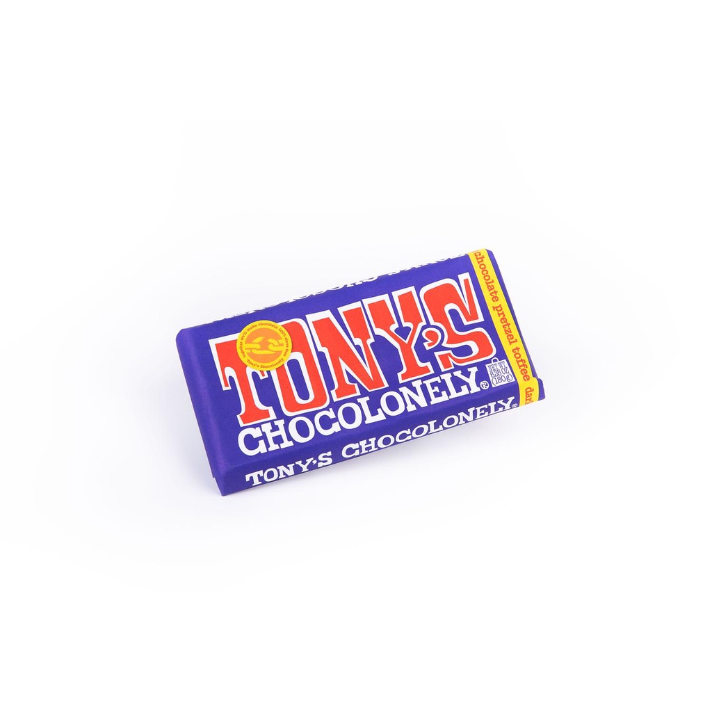 TONY'S CHOCOLONELY太妃海鹽脆餅黑巧克力42% / 180公克　eslite誠品