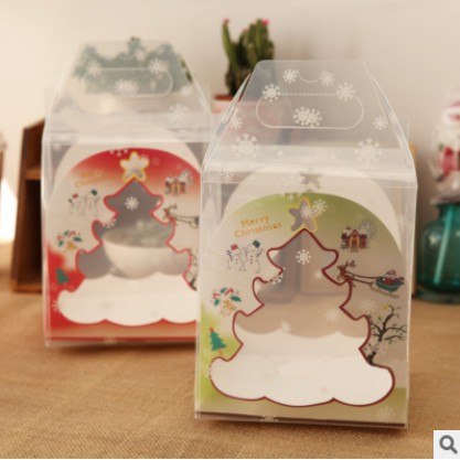 (3款)薑餅屋包裝盒.聖誕烘焙包裝盒.透明薑餅屋盒.巧克力屋包裝盒.透明西點盒.手提盒.