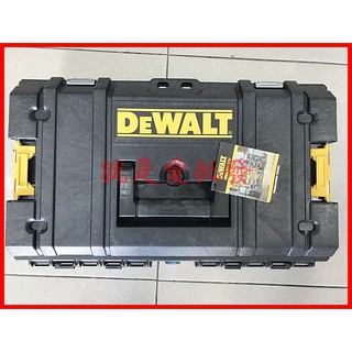 "工具好事多" DEWALT 得偉 DWST08201 硬漢系列 小型工具箱 防水 可堆疊