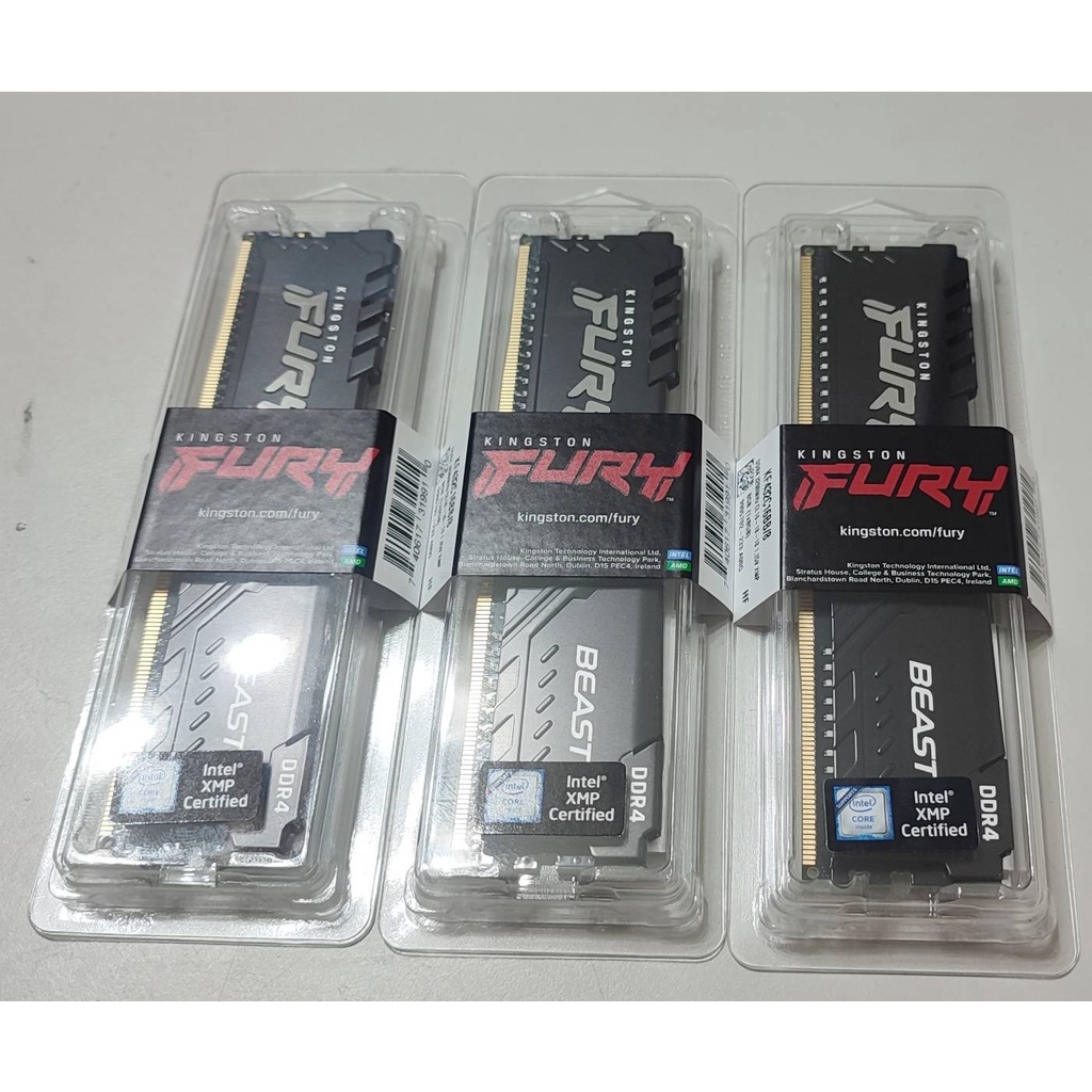 新品 金士頓 FURY BEAST DDR4 3200 8G 桌機記憶體